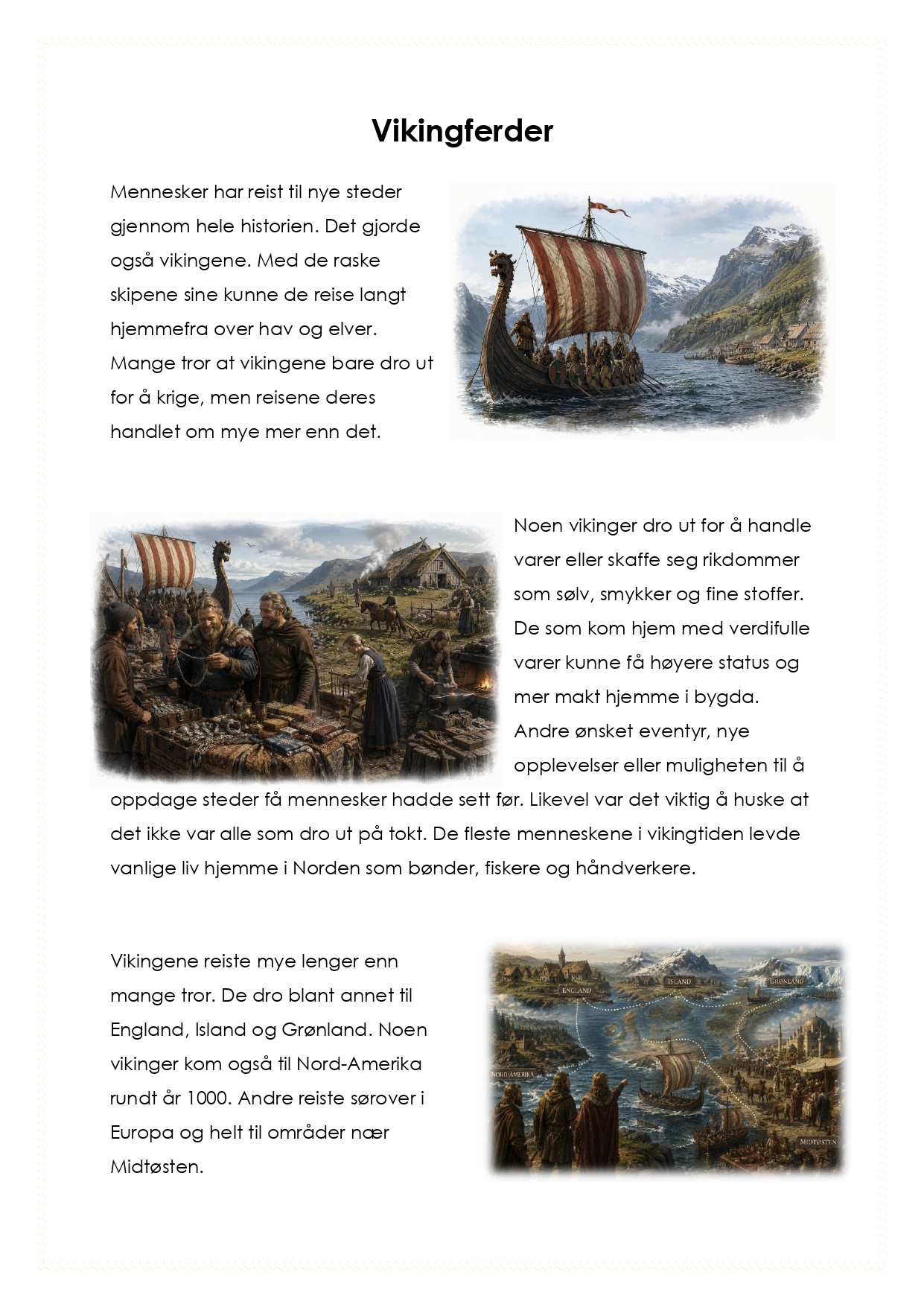 Arbeidshefte Vikingtiden